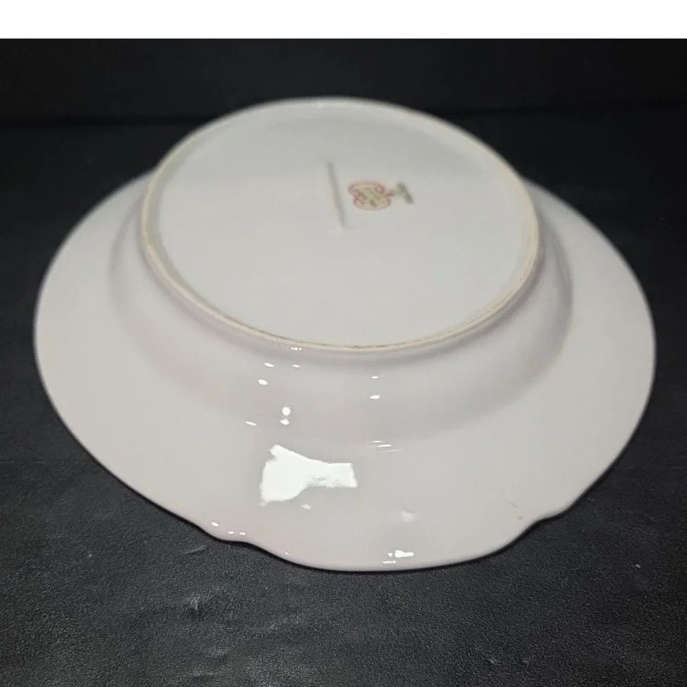 Valmont China Royal Wheat Oval Serving Platter, Vintage Patterned Serveware Dish